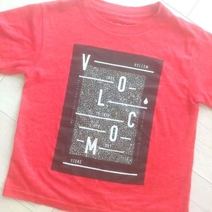 VOLCOM boys red shirt